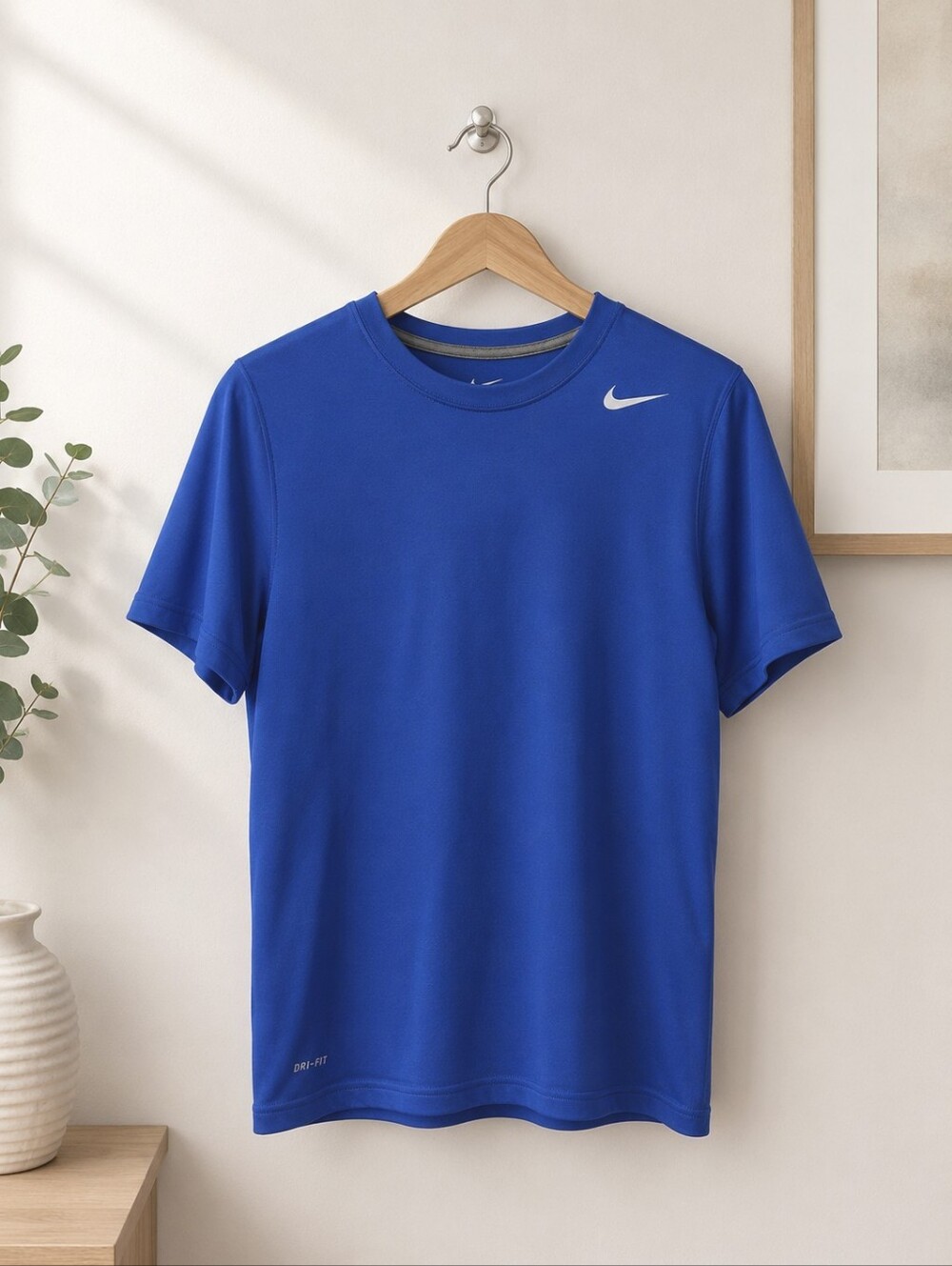 Nike Men's Blue Dri-FIT Short Sleeve Crew Tee Size Small